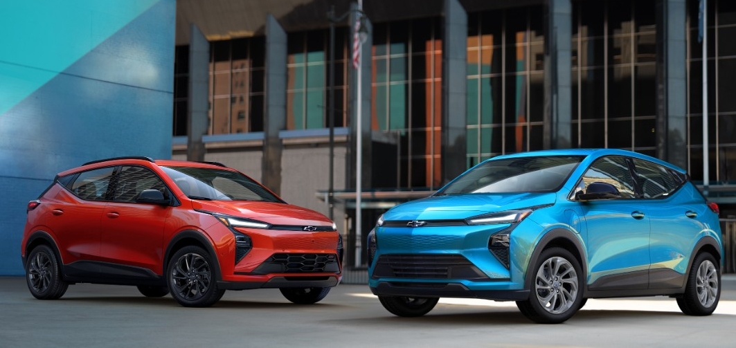 Official Chevrolet Canada image of the 2027 Bolt electric hatchback